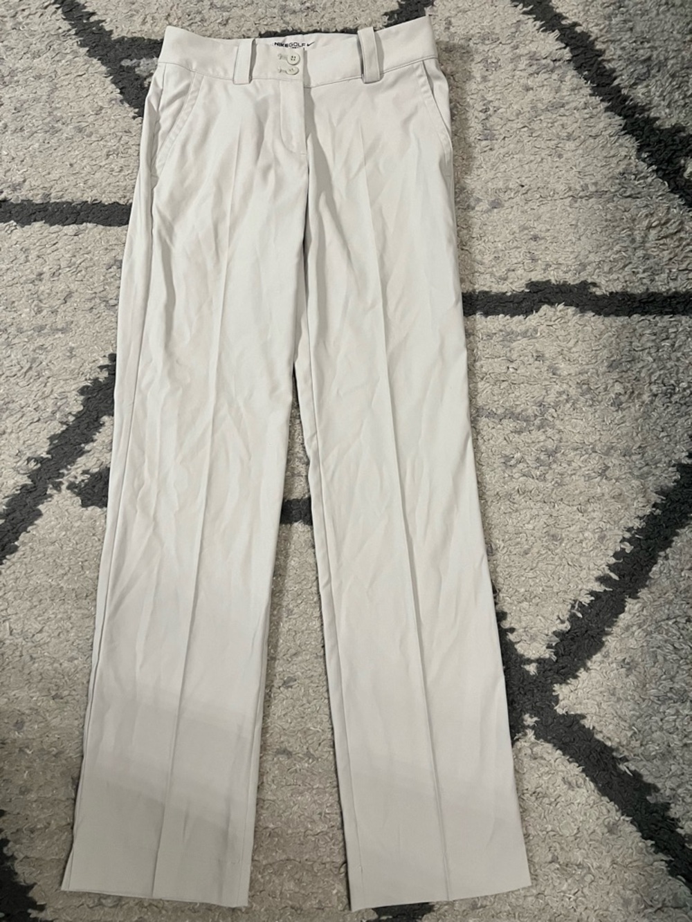 Nike women’s golf Pants in Light cream - Straight Leg